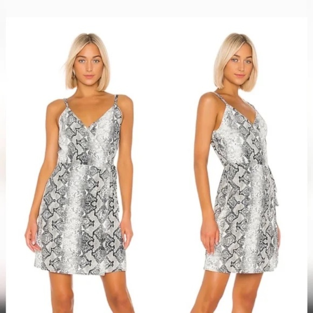Sanctuary Python Wrap Dress Size Medium